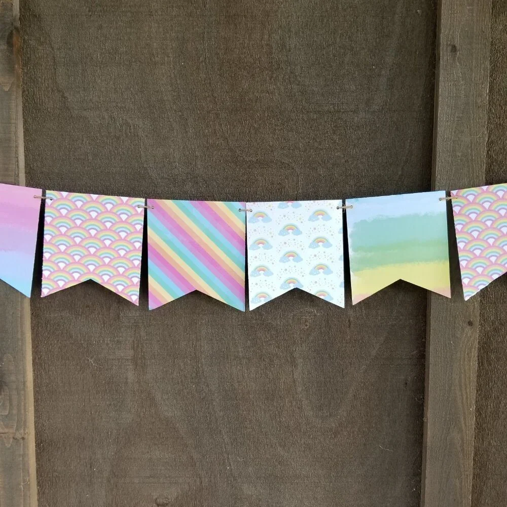 Rainbow Party Set with Confetti